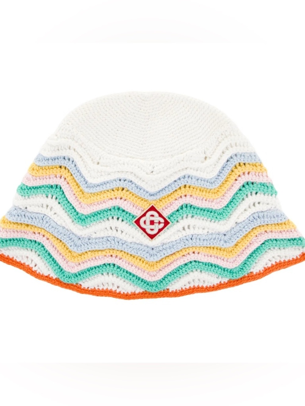 Casablanca Crochet Hat knit multi NWT